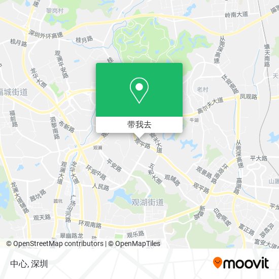 中心地图