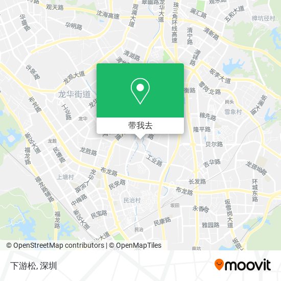 下游松地图