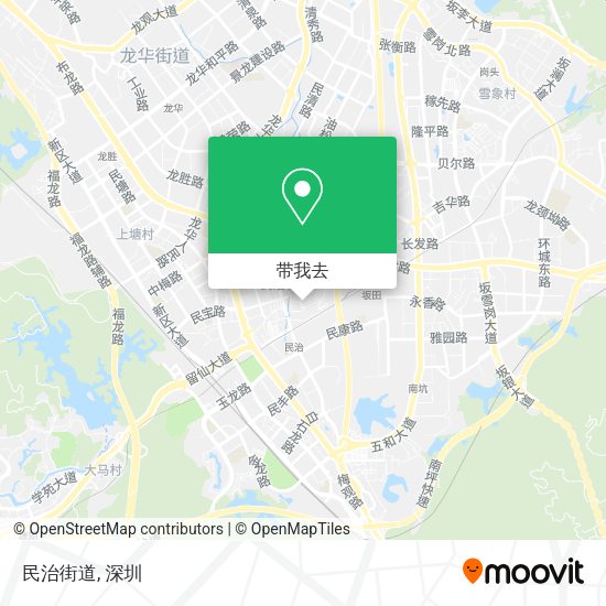 民治街道地图