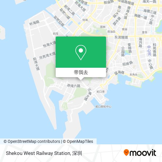 Shekou West Railway Station地图