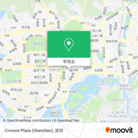 Crowne Plaza (Shenzhen)地图