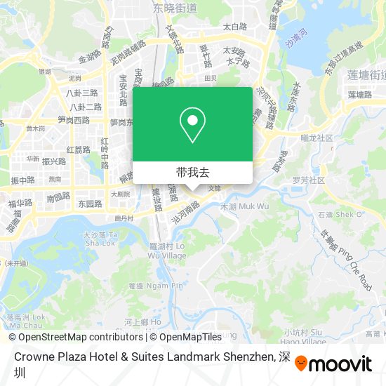 Crowne Plaza Hotel & Suites Landmark Shenzhen地图