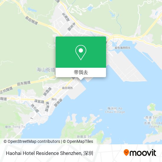 Haohai Hotel Residence Shenzhen地图