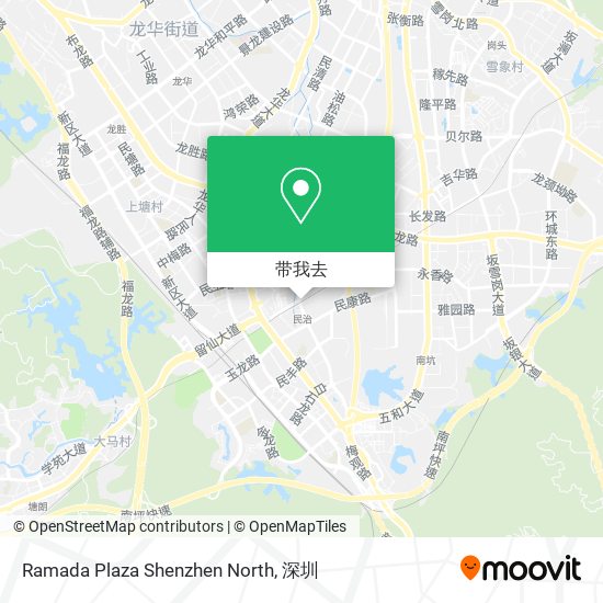 Ramada Plaza Shenzhen North地图