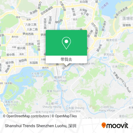 Shanshui Trends Shenzhen Luohu地图