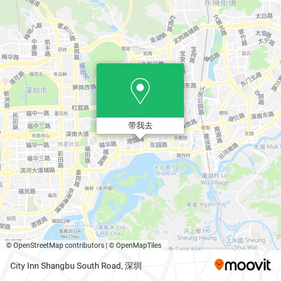 City Inn Shangbu South Road地图