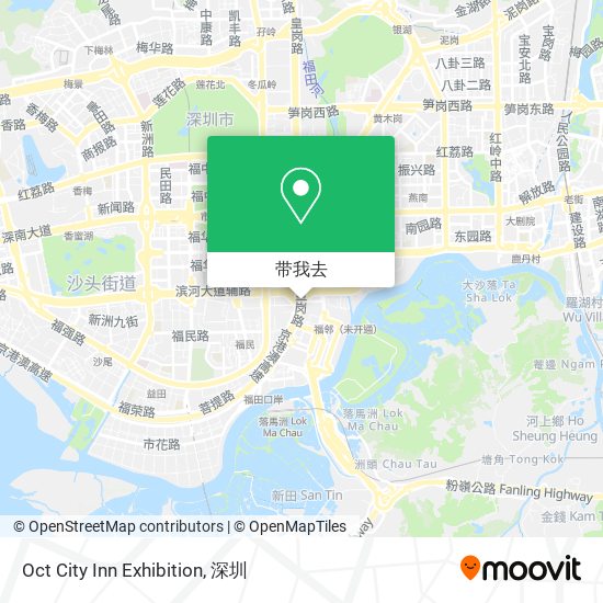 Oct City Inn Exhibition地图