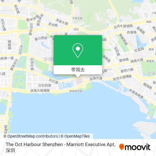 The Oct Harbour Shenzhen - Marriott Executive Apt地图