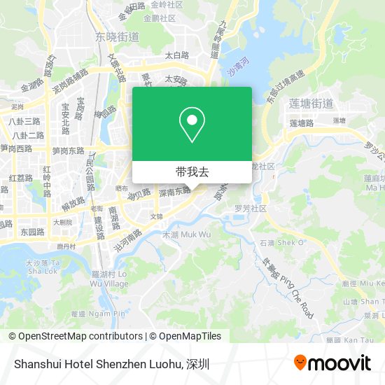 Shanshui Hotel Shenzhen Luohu地图