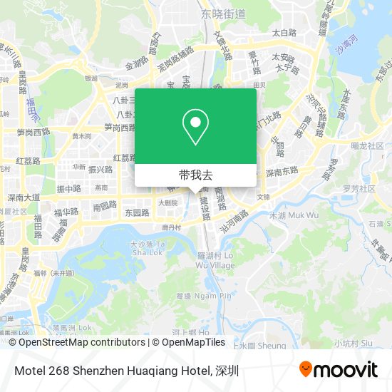 Motel 268 Shenzhen Huaqiang Hotel地图