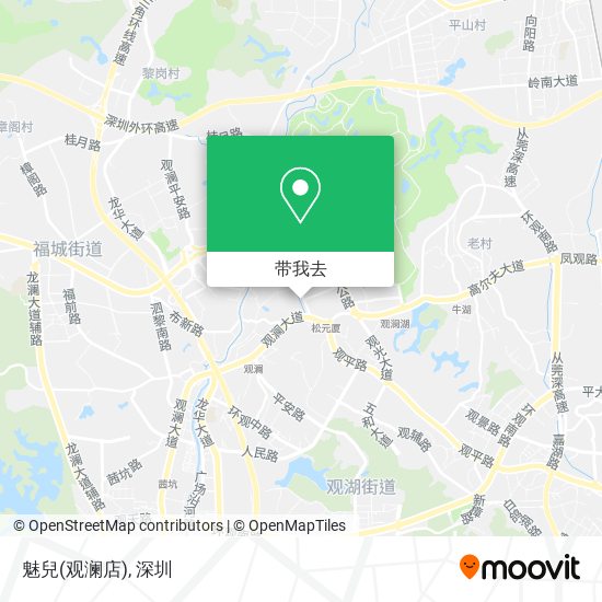 魅兒(观澜店)地图