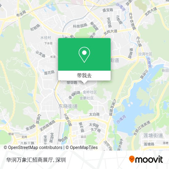 华润万象汇招商展厅地图