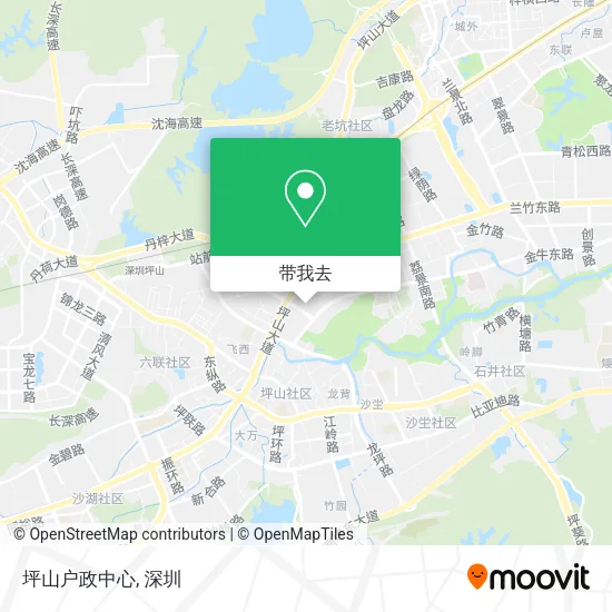 坪山户政中心地图