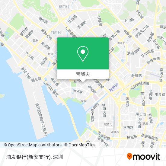 浦发银行(新安支行)地图