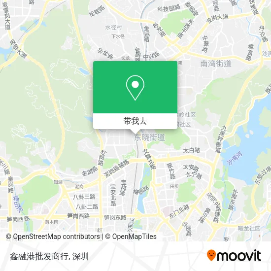 鑫融港批发商行地图