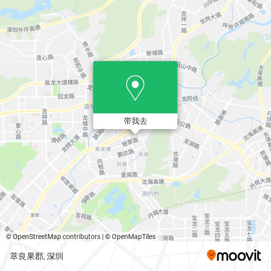 萃良果郡地图
