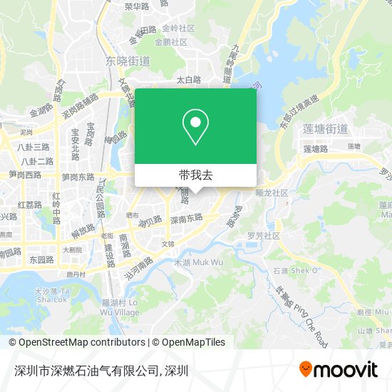 深圳市深燃石油气有限公司地图