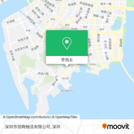 深圳市招商物流有限公司地图