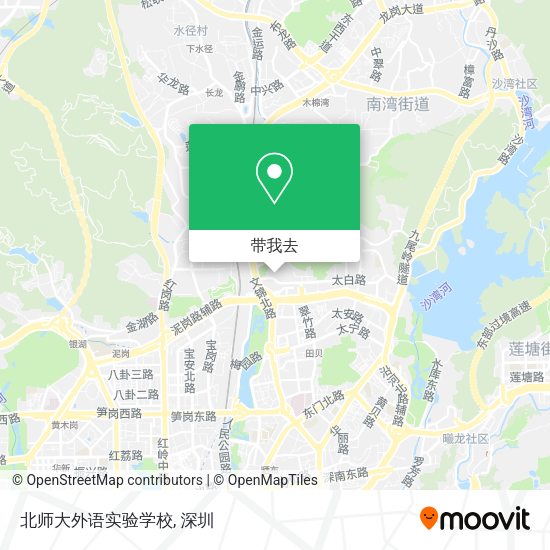 北师大外语实验学校地图