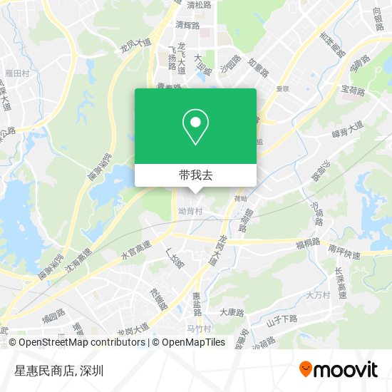 星惠民商店地图
