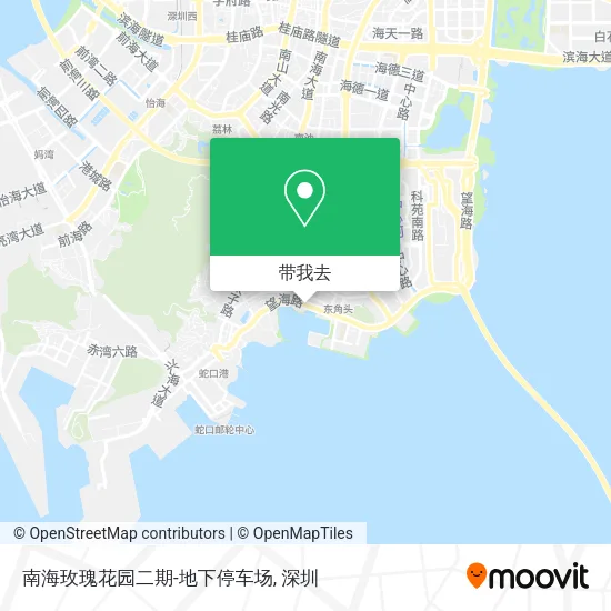南海玫瑰花园二期-地下停车场地图