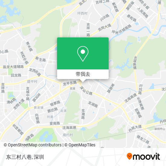 东三村八巷地图