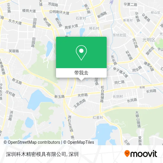 深圳科木精密模具有限公司地图