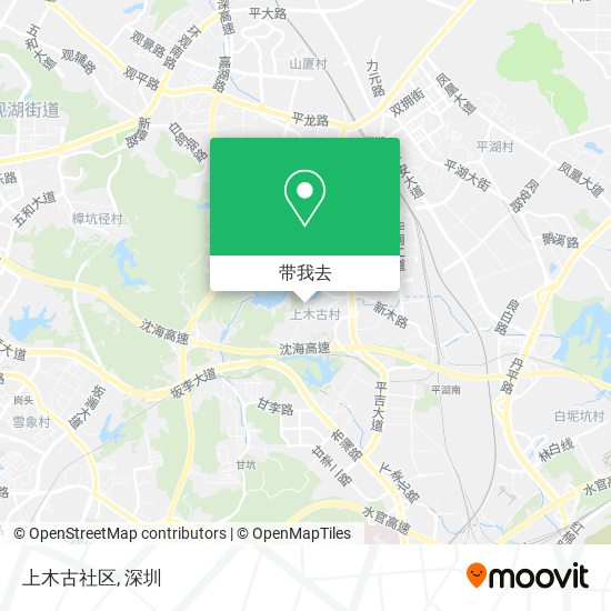 上木古社区地图