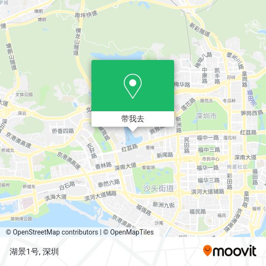湖景1号地图
