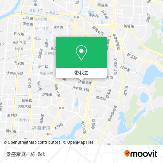 景盛豪庭-1栋地图