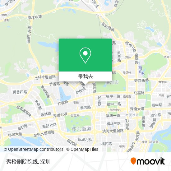 聚橙剧院院线地图