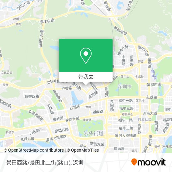 景田西路/景田北二街(路口)地图