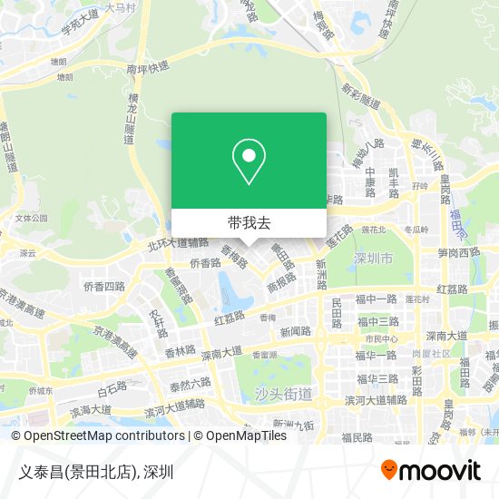 义泰昌(景田北店)地图