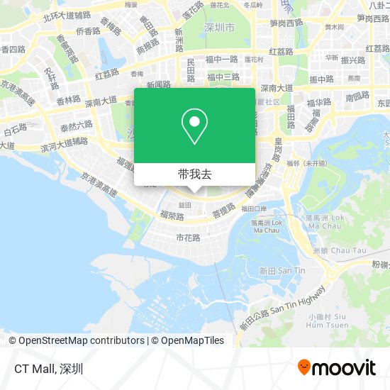 CT Mall地图