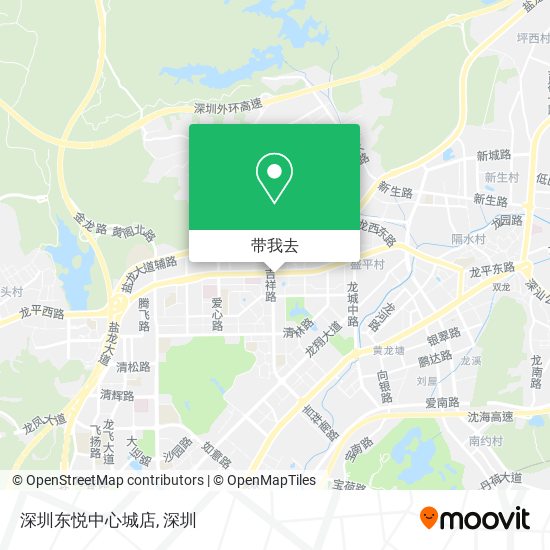 深圳东悦中心城店地图