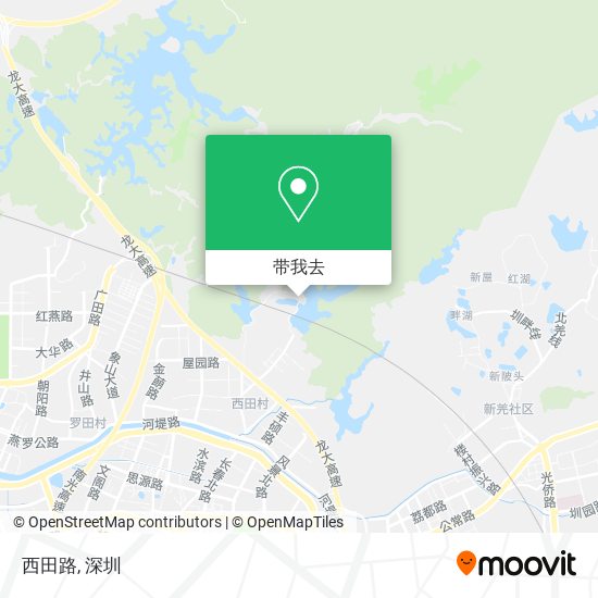 西田路地图