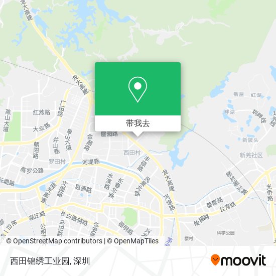 西田锦绣工业园地图