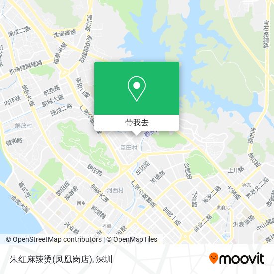 朱红麻辣烫(凤凰岗店)地图