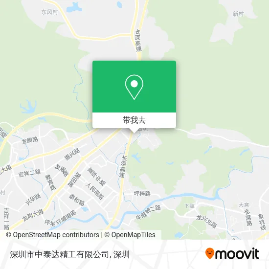 深圳市中泰达精工有限公司地图