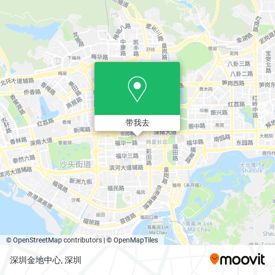 深圳金地中心地图