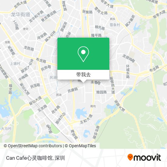 Can Cafe心灵咖啡馆地图