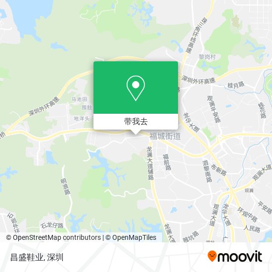 昌盛鞋业地图