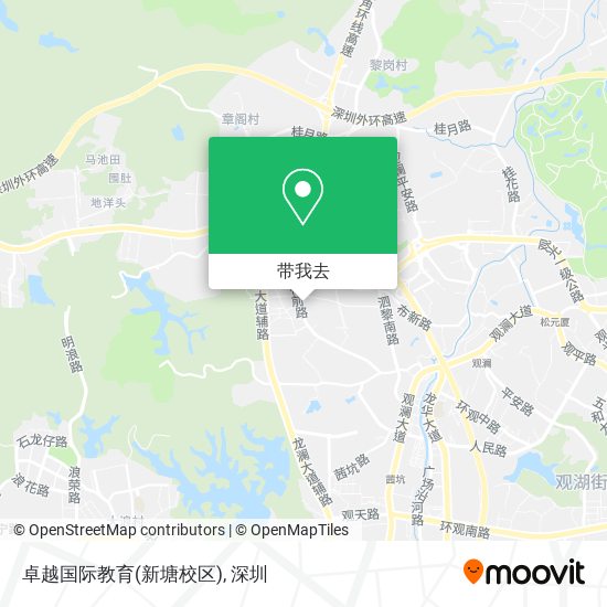 卓越国际教育(新塘校区)地图