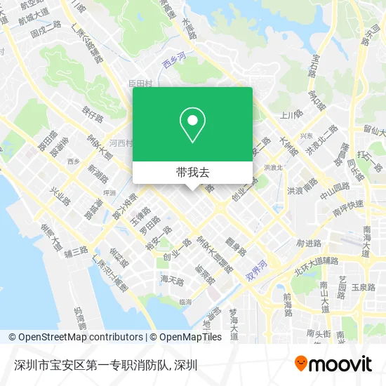 深圳市宝安区第一专职消防队地图
