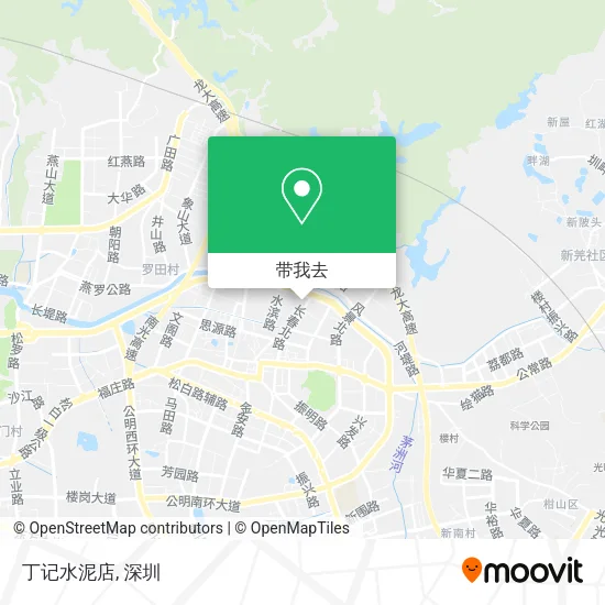 丁记水泥店地图