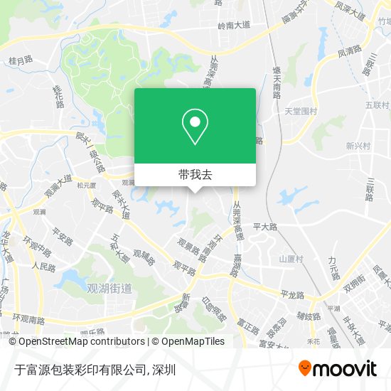 于富源包装彩印有限公司地图