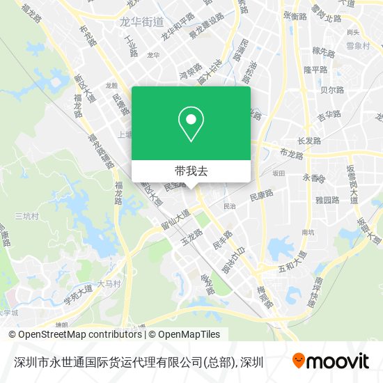 深圳市永世通国际货运代理有限公司(总部)地图