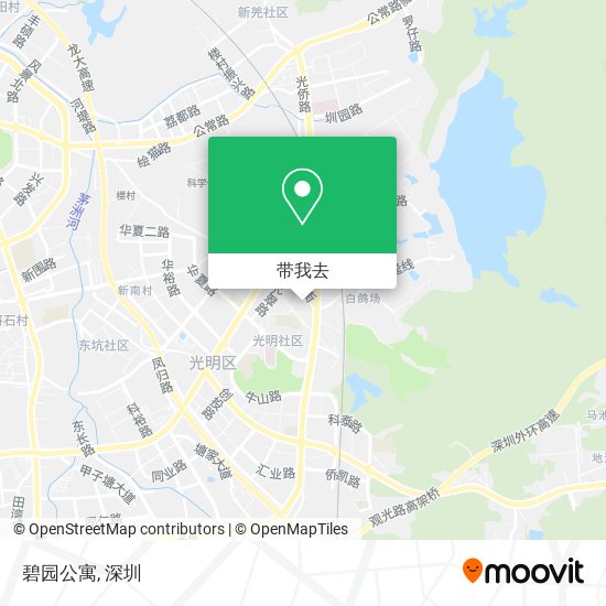 碧园公寓地图