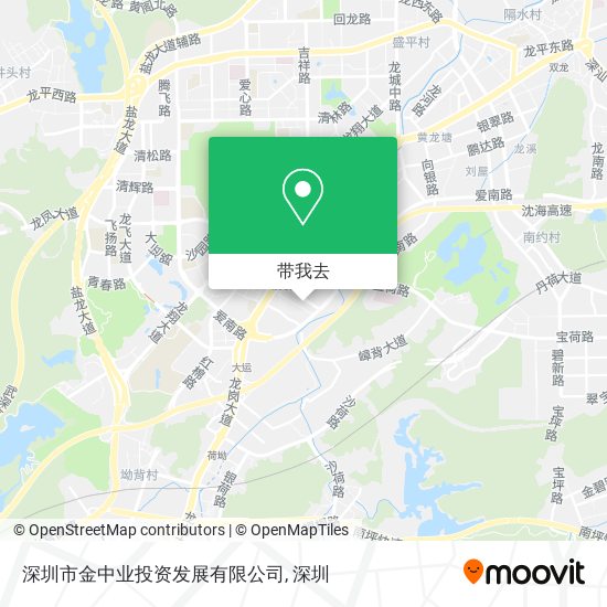 深圳市金中业投资发展有限公司地图
