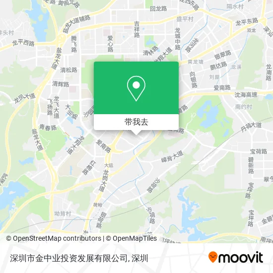 深圳市金中业投资发展有限公司地图